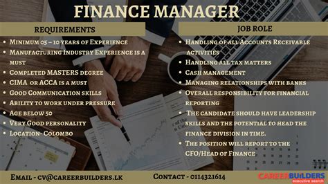 finance manager jobs